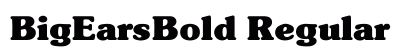 BigEarsBold Regular preview