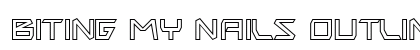 Biting My Nails Outline Regular preview