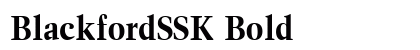 BlackfordSSK Bold preview
