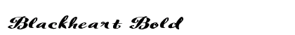 Blackheart Bold Preview