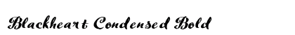 Blackheart Condensed Bold Preview