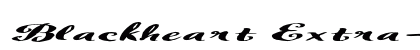 Blackheart Extra-expanded Bold Preview