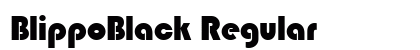BlippoBlack Regular preview