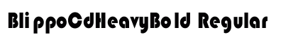 BlippoCdHeavyBold Regular preview