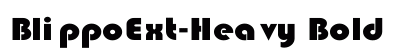 BlippoExt-Heavy Bold Preview