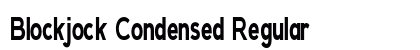 Blockjock Condensed Regular Preview