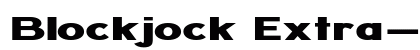Blockjock Extra-expanded Bold Preview