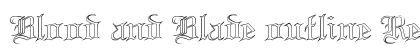 Blood and Blade outline Regular preview