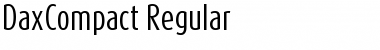 DaxCompact-Regular Font