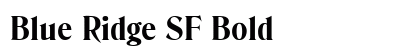 Blue Ridge SF Bold preview