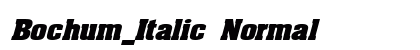 Bochum_Italic Normal preview