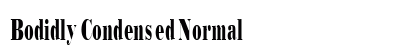 Bodidly Condensed Normal preview