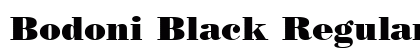 Bodoni Black Regular preview