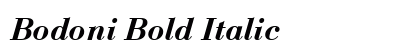 Bodoni Bold Italic Preview