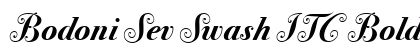 Bodoni Sev Swash ITC Bold Italic Preview