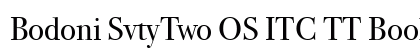 Bodoni SvtyTwo OS ITC TT Book preview