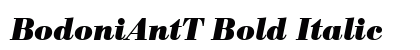 BodoniAntT Bold Italic Preview