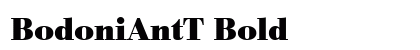 BodoniAntT Bold Preview