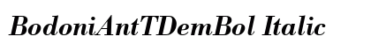 BodoniAntTDemBol Italic preview