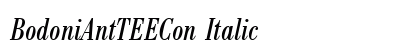 BodoniAntTEECon Italic preview