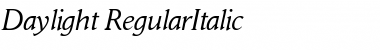 Daylight Font