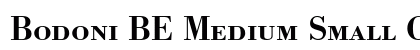 Bodoni BE Medium Small Caps & Oldstyle Figures Preview