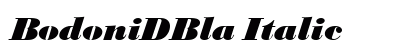 BodoniDBla Italic preview