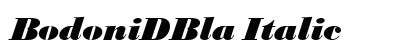 BodoniDBla Italic preview