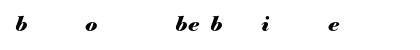Bodoni Old Face BE Bold Italic Expert Preview