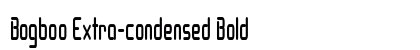 Bogboo Extra-condensed Bold Preview