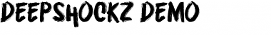 DEEPSHOCKZ   DEMO Font