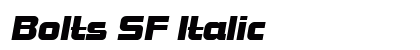 Bolts SF Italic Preview