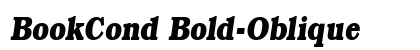 BookCond Bold-Oblique Preview