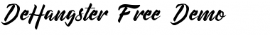 DeHangster Free Demo Font