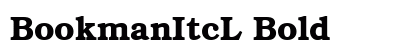 BookmanItcL Bold preview