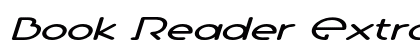 Book Reader Extra-expanded Italic preview