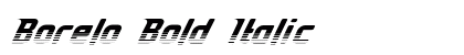 Borelo Bold Italic preview