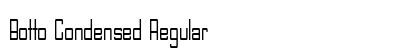 Botto Condensed Regular Preview