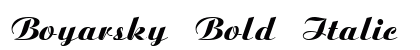 Boyarsky Bold Italic preview