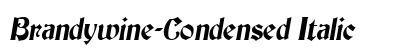 Brandywine-Condensed Italic preview
