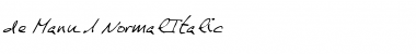 de Manu 1 Font