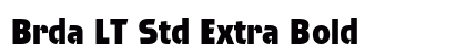 Brda LT Std Extra Bold Preview