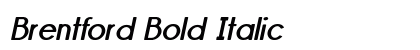 Brentford Bold Italic Preview