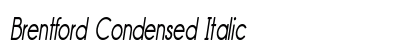 Brentford Condensed Italic Preview