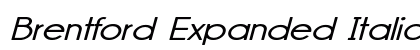 Brentford Expanded Italic Preview