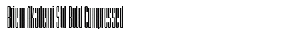 Briem Akademi Std Bold Compressed Preview