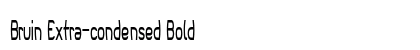 Bruin Extra-condensed Bold Preview