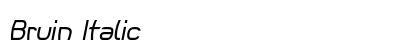 Bruin Italic Preview