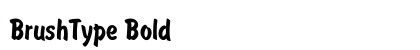 BrushType Bold preview