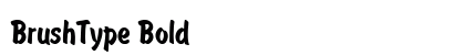 BrushType Bold preview